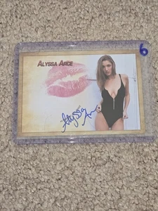 Alyssa Arce Autograph Signed Kiss Card Collectors Expo Model #6 - Picture 1 of 2