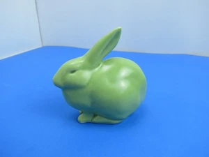 Rookwood Pottery 6160 Bunny Rabbit Green 2013 - Picture 1 of 9