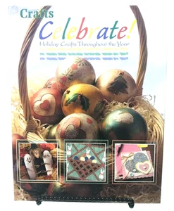 VTG 1ST Edition Crafts Magazine: Celebrate Holiday Crafts Throughout the Year!! - Imagen 1 de 7