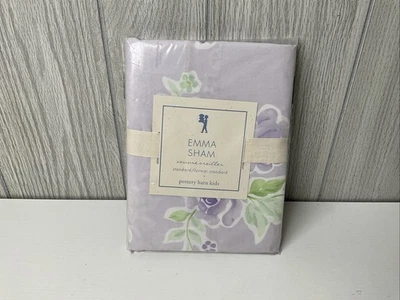 Pottery Barn Kids EMMA Sham Lavanda Floral Estándar Femenino Nuevo con Etiquetas Foto 1 de 3