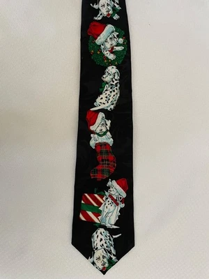 Corbata Surrey Presents Medias Dálmatas Cachorros Blanco Rojo Negro Poliéster Foto 1 de 3