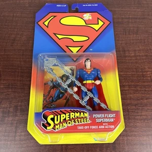 Figura Kenner Man of Steel Power Flight Superman 1995 DC Comics nueva sellada bonita - Imagen 1 de 6