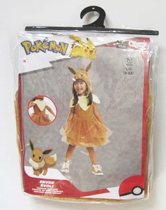 Pokemon EEVEE Halloween Costume Dress Size L/G Toddler 4-6X NEW Disguise NWT - Picture 1 of 4