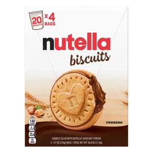 Nutella Kekse Kekse mit Nutella Haselnuss Aufstrich, 9,7 Unzen Beutel, 4 Stück - Bild 1 von 3