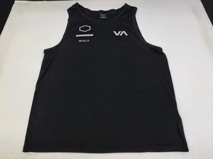 RVCA Mens Performance Tank Top Black Polyester/Spandex Size M #6989 - Picture 1 of 7