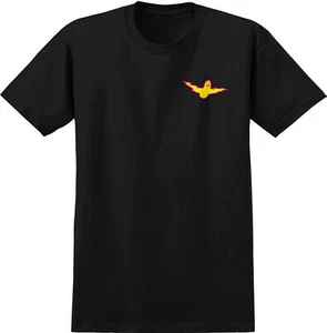 Krooked Skateboards Shirt Bird Lightning Black - Picture 1 of 2