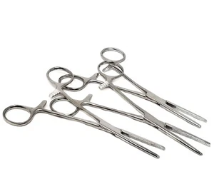 3 ROCHESTER CARMALT ARTERY FORCEPS 6.25" STRAIGHT TIP SURGICAL VETERINARY DENTAL - Picture 1 of 4