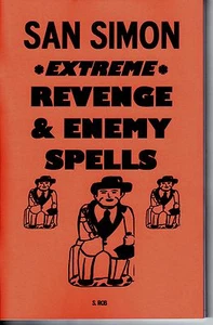 SAN SIMON EXTREME REVENGE & ENEMY SPELLS book by S. Rob occult magic - Picture 1 of 1