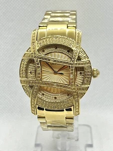 NEW JBW Women's 10-Year Anniversary Olympia 0.20 ctw Diamond 38mm Watch GOLD - Picture 1 of 7