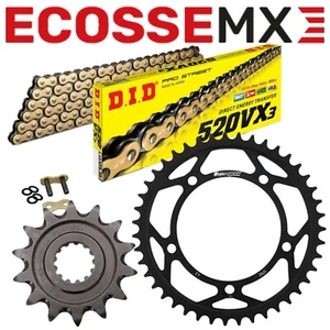 Beta 250RR 2T 2013-2022 DID Gold X-Ring Chain & Supersprox Steel Sprocket Kit - Picture 1 of 8