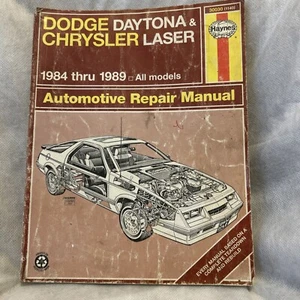 Haynes 30030 Repair Manual for Dodge Daytona & Chrysler Laser 2.2 & 2.5 1984-86 - Foto 1 di 2
