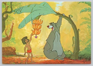 Postal Disney El libro de la selva Mowgli Baloo - Imagen 1 de 2