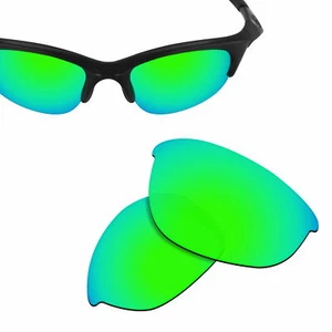 Polarized Replacement Lenses for-OAKLEY Half Jacket Sunglasses Green UVA&UVB - Picture 1 of 5