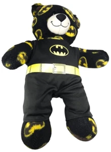 Build A Bear Batman Logo Plüsch 2014 schwarz & gelb Batman Bär 17 Zoll mit Outfit - Bild 1 von 15