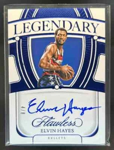 2023-24 Panini Flawless Elvin Hayes Legendary Scripts Blue Auto #4/8 - Picture 1 of 2