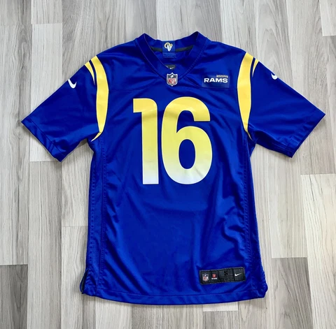 Nike Los Angeles LA Rams Jared Goff On Field Jersey Mens Small Cover