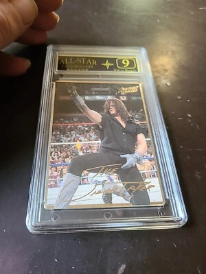 **RARE** 1994 Action Packed WWE  WWF The Undertaker**GOLD PROTOTYPE**  **ASG 9** - Image 1 of 4