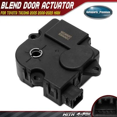 Main HVAC Blend Door Actuator with 4-Blade for Toyota Tacoma 2005 2006 2007-2023 - Image 1 of 4