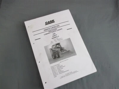 Case 420, 420CT, Series 3 Skid Steer Compact Track Loader Parts January 2008 - Image 1 of 3