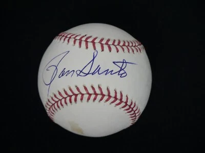 RON SANTO SIGNED OFFICIAL MAJOR LEAGUE BASEBALL WITH JSA COA - Image 1 of 4