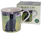 Black Cat Mug Leonardo Fine China All Round Print Cat Lover Novelty, Gift Boxed