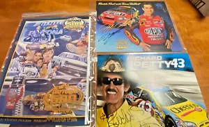2008 Daytona 500 Official Program w/ Autographs of Jeff Gordon & Richard Petty - Picture 1 of 10