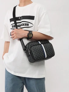 Carteras Bolsos Bandolera De Hombro De Hombre Masculinos de Moda Bolso Riñoneras - Picture 1 of 9