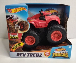 Hot Wheels Red Monster Trucks Rev Tredz - Lenken Sie klar Neu - Bild 1 von 6
