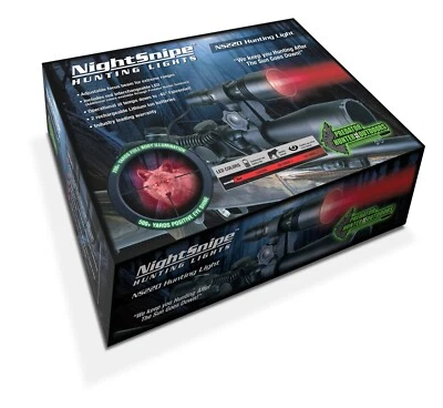 NightSnipe NS220 RED Adjustable Beam Hunting Light Kit - Image 1 of 4