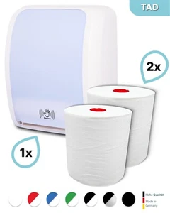 SET: Handtuchrollenspender SENSOR, berührungslos, Blanc Cosmos verschied. Farben - Bild 1 von 108