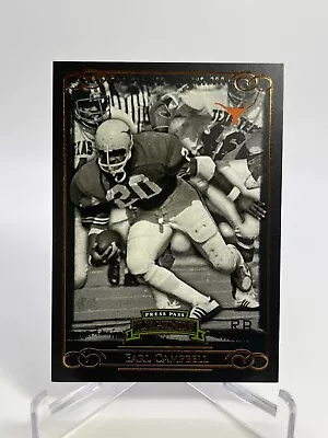 Earl Campbell 2008 Press Pass Legends Football Bronze Parallel /999 #86 - Image 1 of 2