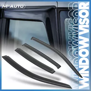 Tape-On Window Visor Shade Smoke Vent Wind Deflector for 07-10 Chrysler Sebring - Picture 1 of 6