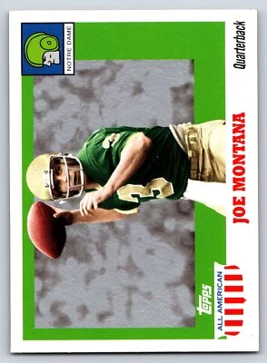 Joe Montana Notre Dame Fighting Irish 2005 Topps All American #8 23576 - Image 1 of 2