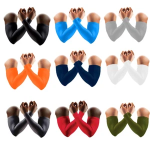 UV Sun Protection Arm Sleeve - Cooling Compression Sleeves for Men & Women - Picture 1 of 19