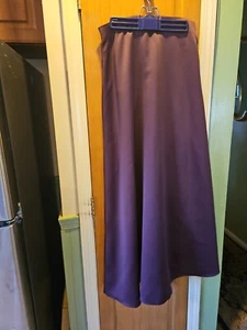 JS Collection Sz 10 Burgandy Lined Formal Skirt - Picture 1 of 4
