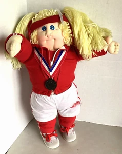 1984 Cabbage Patch Kid Soft Sculpture  SALLY YVONNE World Class Ed Papers 22" LE - Picture 1 of 6