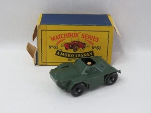 Coche explorador hurón #61 vintage 1959 Moko Lesney Matchbox con caja original - Imagen 1 de 10