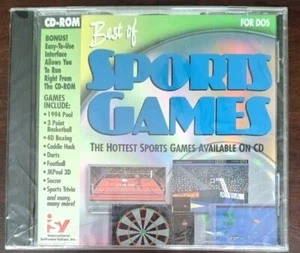Best Of Sports Games CD-ROM per DOS (SIGILLATO) 16 giochi - Foto 1 di 3