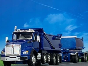 1/64 DCP KENWORTH T880 ROGUE DUMP AND TRANSFER TRAILER - Picture 1 of 10