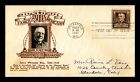 DR JIM STAMPS US COVER JAMES W RILEY FAMOUS AMERICANS FDC CROSBY PHOTO TORN BACK