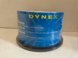 NEW Dynex DVD-R 50 Pack 16x 4.7gb 120 Min Factory Sealed - Picture 1 of 3