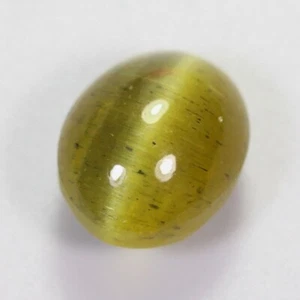 9.98ct Apatite Cats Eye Natural Green Oval Lined Cabochon Gem Madagascar2.45ct R - Picture 1 of 4
