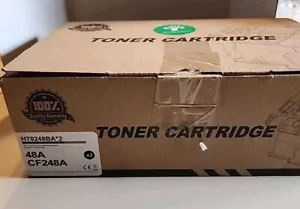 2PK CF248A 48A Toner Cartridge for HP LaserJet Pro M15w M16a MFP M28w M29w M28a - Picture 1 of 8