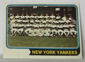 1974 Topps #363 Yankees Team Card UNMARKED - Picture 1 of 1