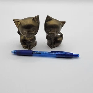 2 Brass Decorative Cats - Picture 1 of 7