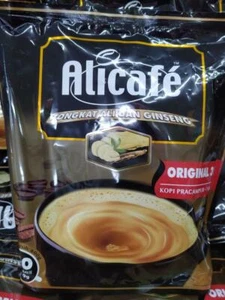 5 x ALICAFE PREMIX COFFEE ORIGINAL DRINK 20 SACHETS OF 30g POWER ROOT MALAYSIA  - Picture 1 of 5