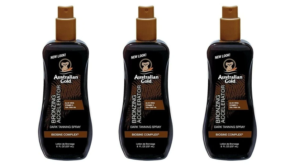 Australian Gold Accelerator Spray GEL With Bronzer 8oz