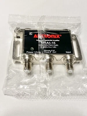 Antronix MRA1-15AC Amplifier, 1 Port, 15dB Gain, Output 52-1002Mhz - Image 1 of 2