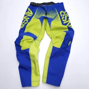 ANSR Racing Syncron Pants Size Y24 Youth Gear MX Offroad Mesh Blue Motocross - Picture 1 of 7