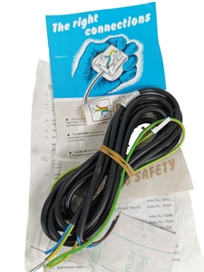 TV Netzteil Kabel Mk4 TV Receiver Ersatzteil Vintage BICC 2193Y NOS - Bild 1 von 6